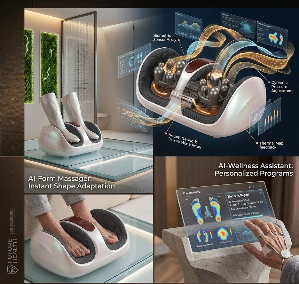 Extra Big Electric Foot Massager Hot Compress Shiatsu Kneading Leg Roller Kneading Calf Deep Relieve Fatigue Relaxation Muscle