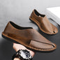 Designer Sandals Men's Handmade Cowhide Leather Sandals Fashion Hollow Out Casual Sandal Summer Comfortable Flat Sandals for Men