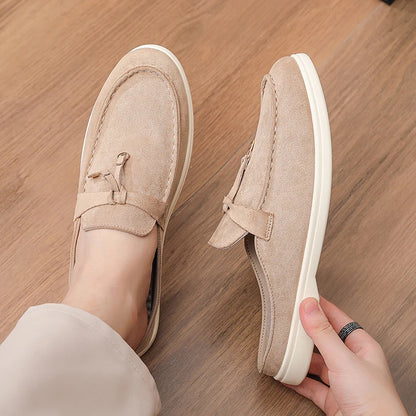 Summer Men Slippers Loafers Slip on Men Half Slippers Comfortable Lazy Casual Shoes Outdoor Man Lightweight Shoes