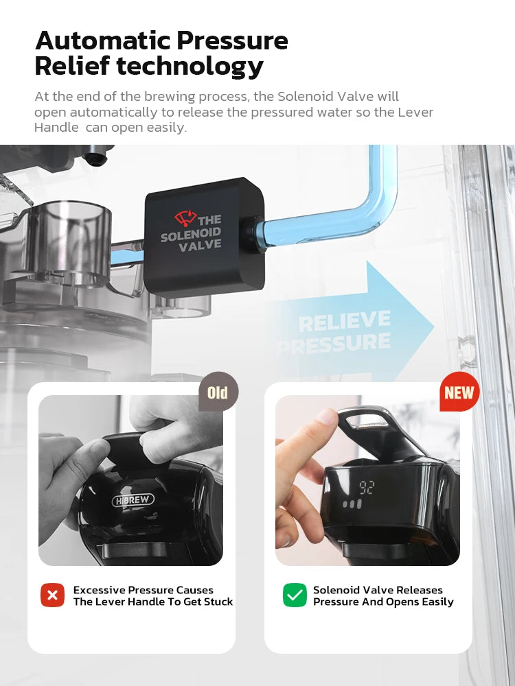 HiBREW 6in1 Capsule Coffee Machine Hot/Cold Multiple Espresso Cafetera Cappuccino Coffee Maker Dolce Gusto Nespresso Powder H1B