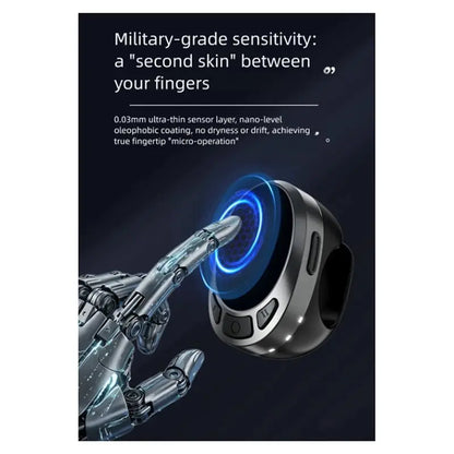 AA60-Touch And Button Operation Remote Control General Air Mouse Bluetooth Remote Selfies Scrolling Through Videos Ring Band