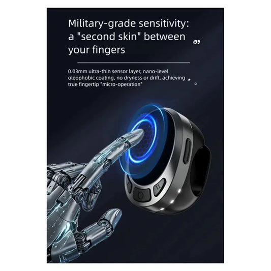 AA60-Touch And Button Operation Remote Control General Air Mouse Bluetooth Remote Selfies Scrolling Through Videos Ring Band