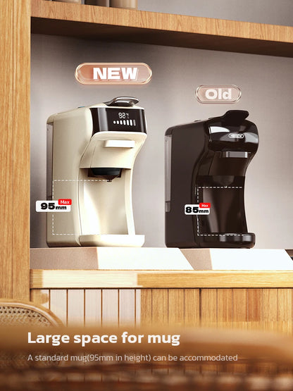 HiBREW 6in1 Capsule Coffee Machine Hot/Cold Multiple Espresso Cafetera Cappuccino Coffee Maker Dolce Gusto Nespresso Powder H1B