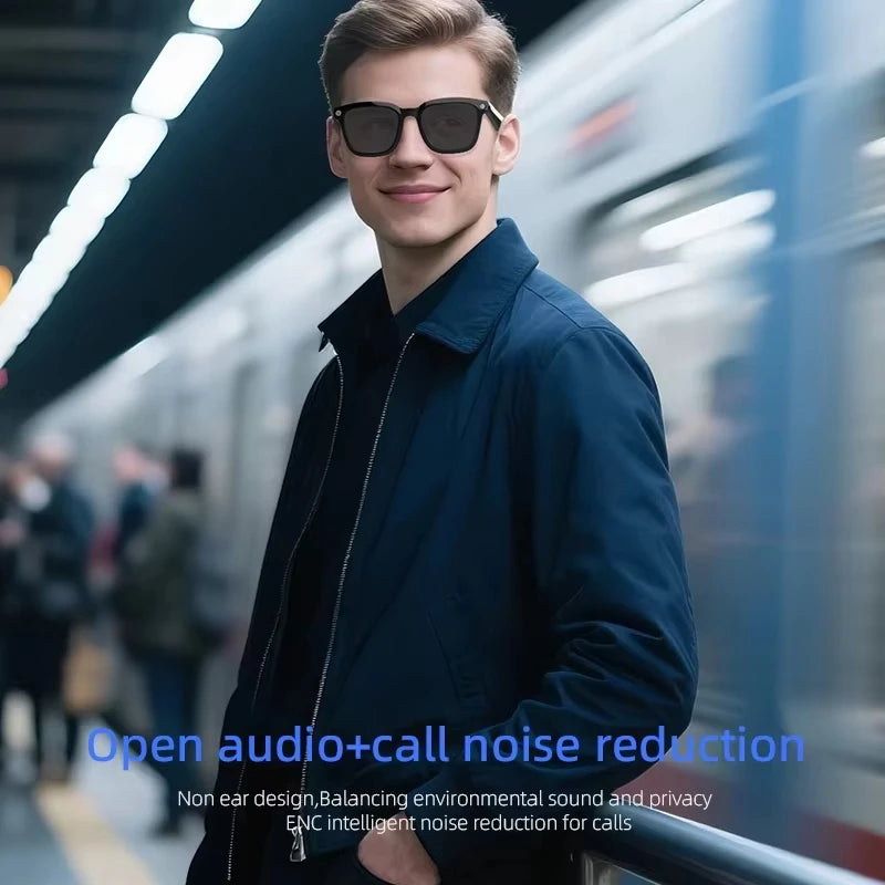 2026 New Smart AI Glasses 800W Shooting Camera HD Photo Video Voice Call Translation Waterproof Bluetooth AI Motorcycle Glasses