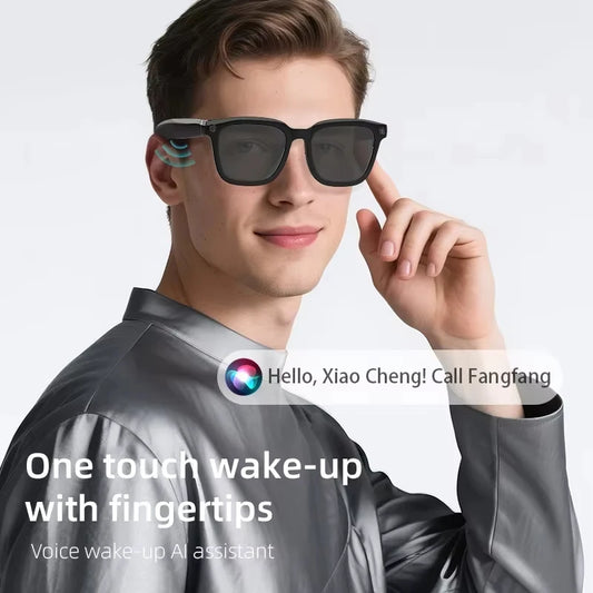 2026 New Smart AI Glasses 800W Shooting Camera HD Photo Video Voice Call Translation Waterproof Bluetooth AI Motorcycle Glasses
