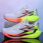Women Men Couple Summer Breathable Mesh Running Shoes Lightweight Thick Sole Casual Sneakers Outdoor Fitness Walking Shoes