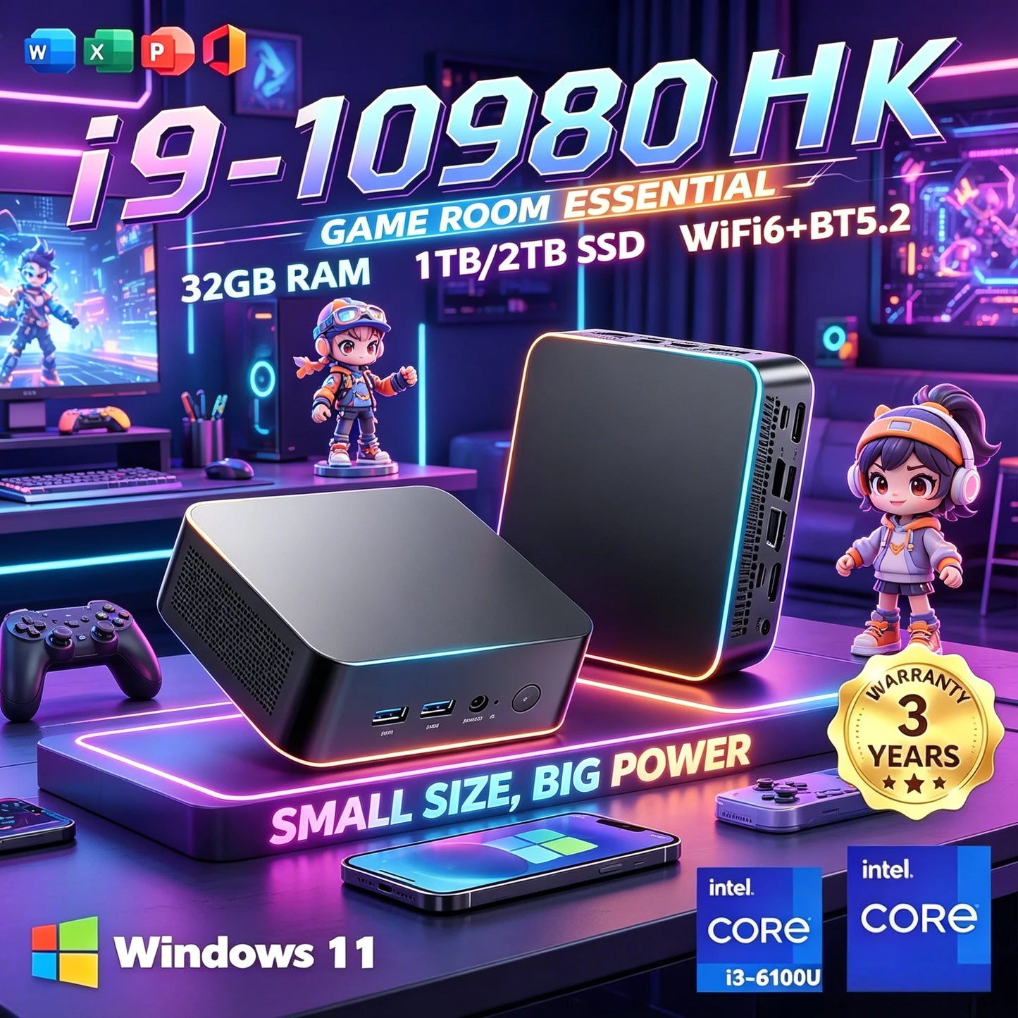 VELTRIX, MINI PC COR I9
