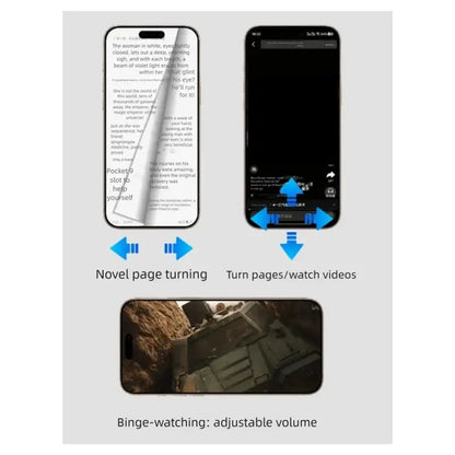 AA60-Touch And Button Operation Remote Control General Air Mouse Bluetooth Remote Selfies Scrolling Through Videos Ring Band